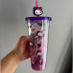 Sanrio Halloween Hello Kitty Acrylic Travel Cup Tumbler